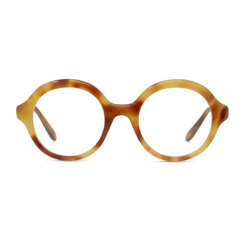 Loewe Loewe Eyeglasses Square Full Rim, Light Havana Frame and Clear Demo Lenses Lens LW50082I053