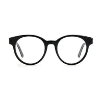 Jimmy Choo Eyeglasses Browline Full Rim, Black Frame and Clear Demo Lens Lens JC31601EI00