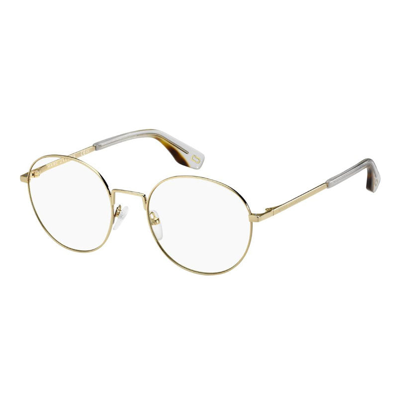 Marc Jacobs Marc Jacobs Eyeglasses Round Full Rim, Gold Frame and Clear Demo Lenses Lens MARC2720J5G00