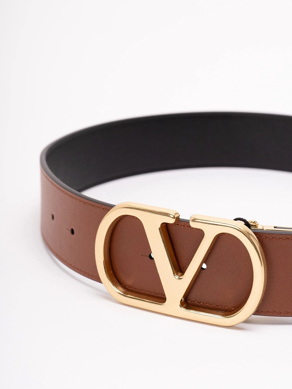 Valentino garavani Valentino Garavani Women Reversible Vlogo Signature Belt In Glossy Calfskin 40 Mm