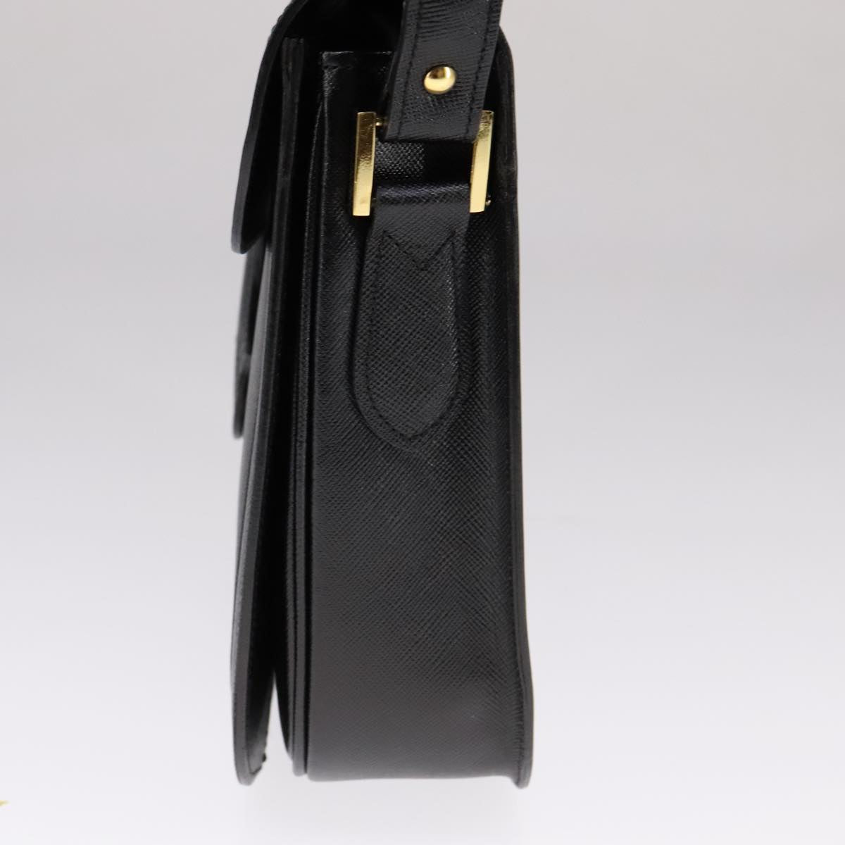 Yves Saint Laurent Black Leather Shoulder Bag (Pre-Owned)