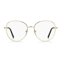 Marc Jacobs Eyeglasses Round Full Rim, Light Gold Frame and Clear Demo Lenses Lens MARC5900J5G00