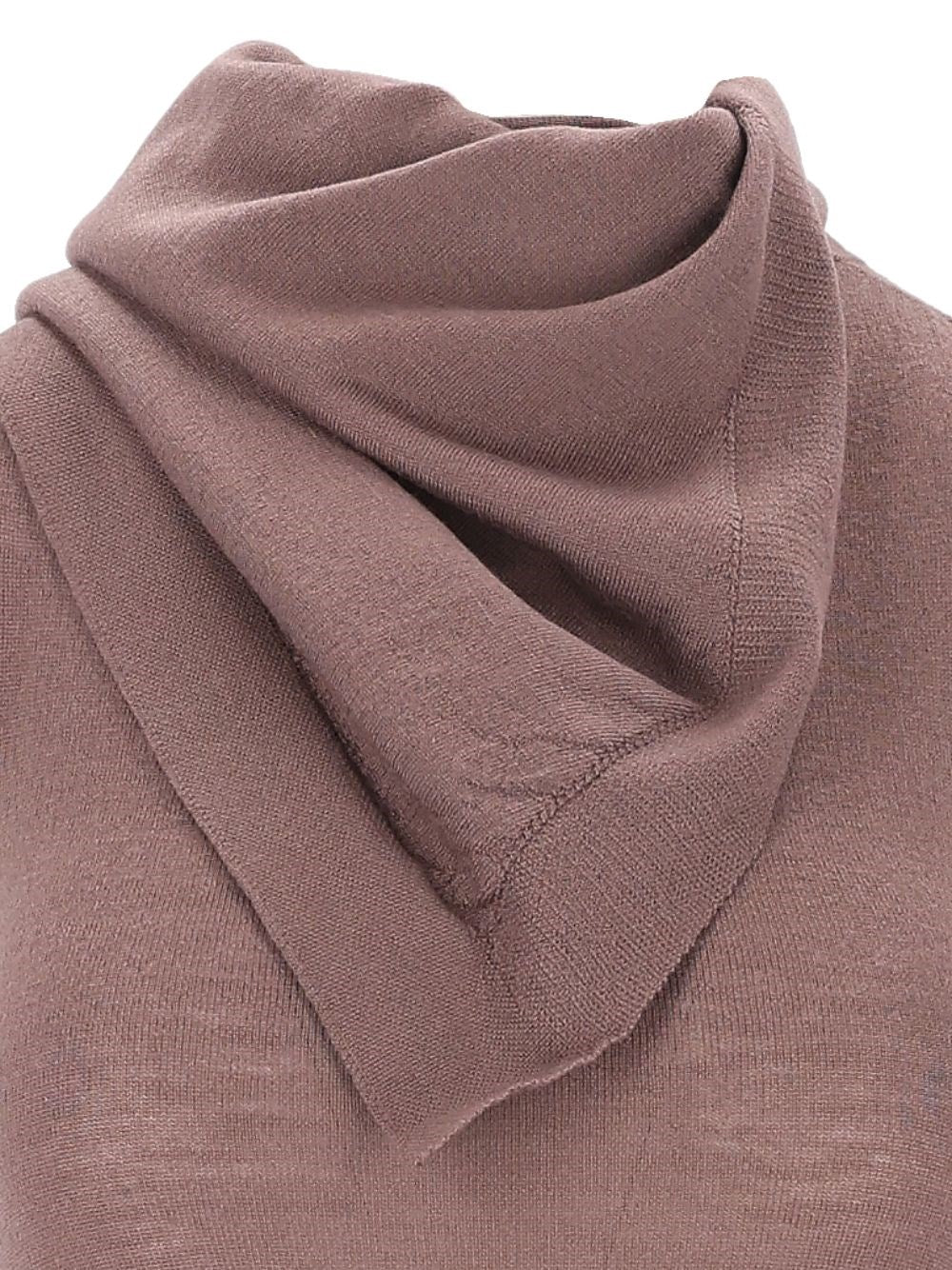 Rick Owens Women Long Knit Dress With Overlay Detail