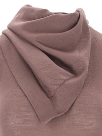 Rick Owens Women Long Knit Dress With Overlay Detail