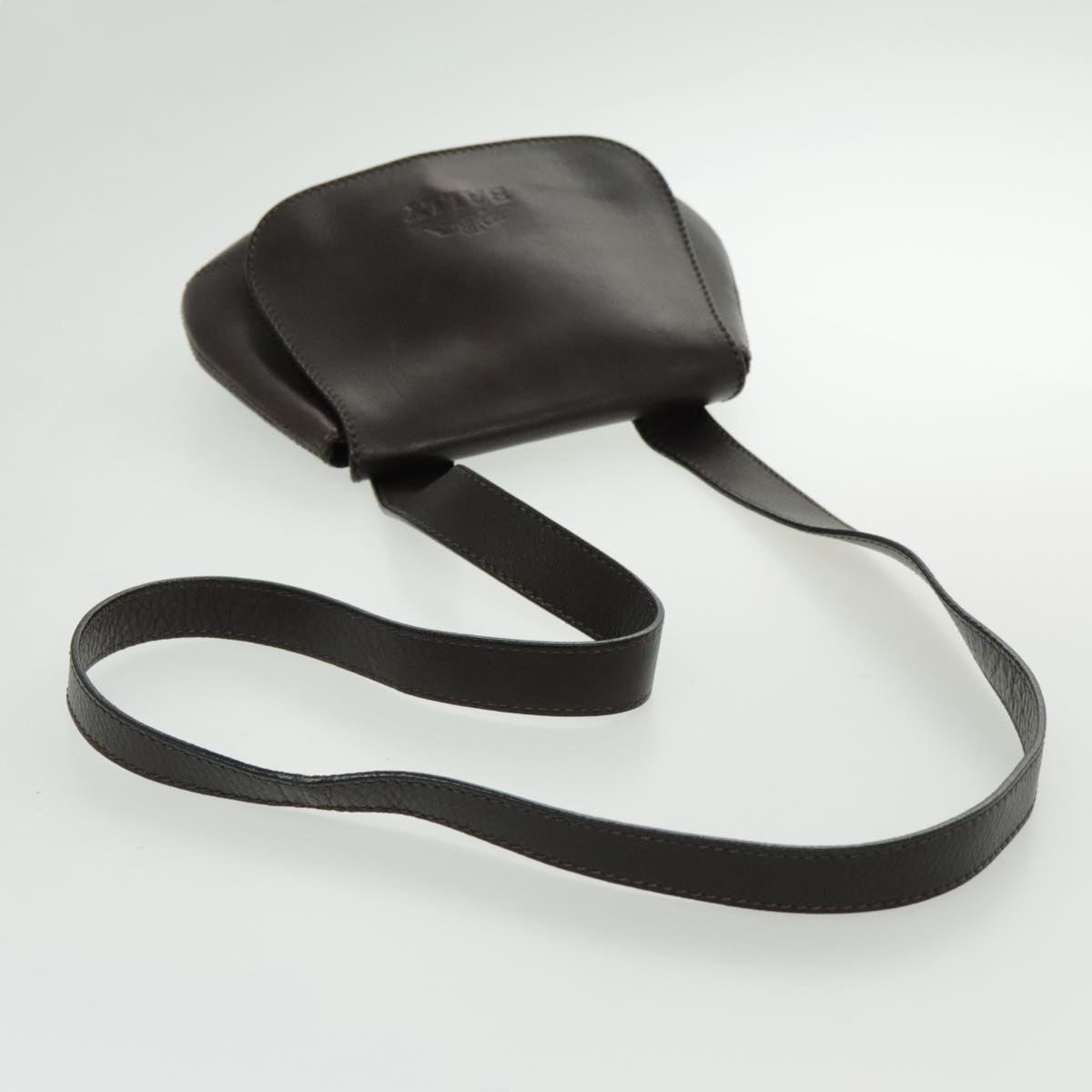 Bally Black Leather Shoulder Bag (Pre-Owned)