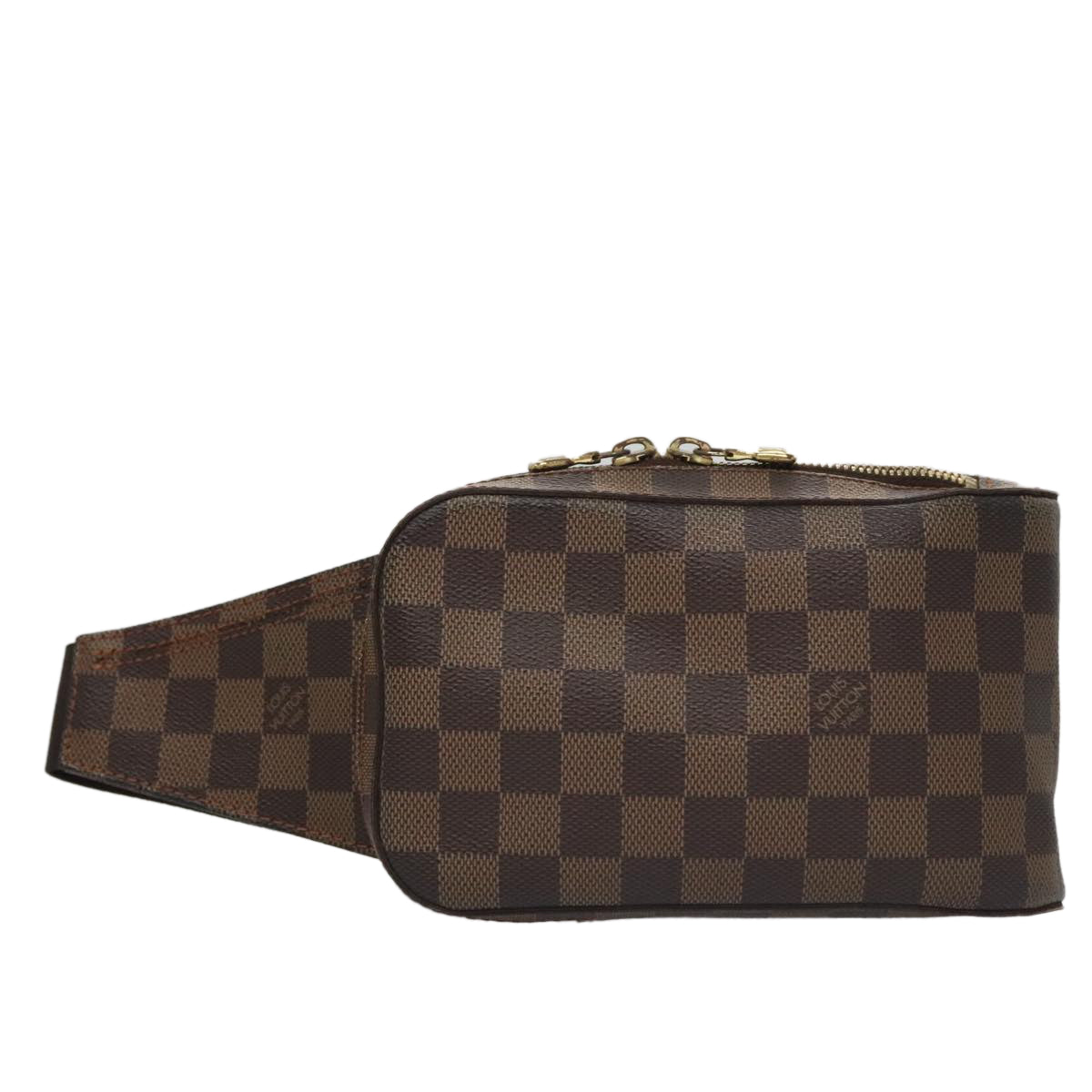 Louis Vuitton Geronimos Brown Canvas Shoulder Bag (Pre-Owned)