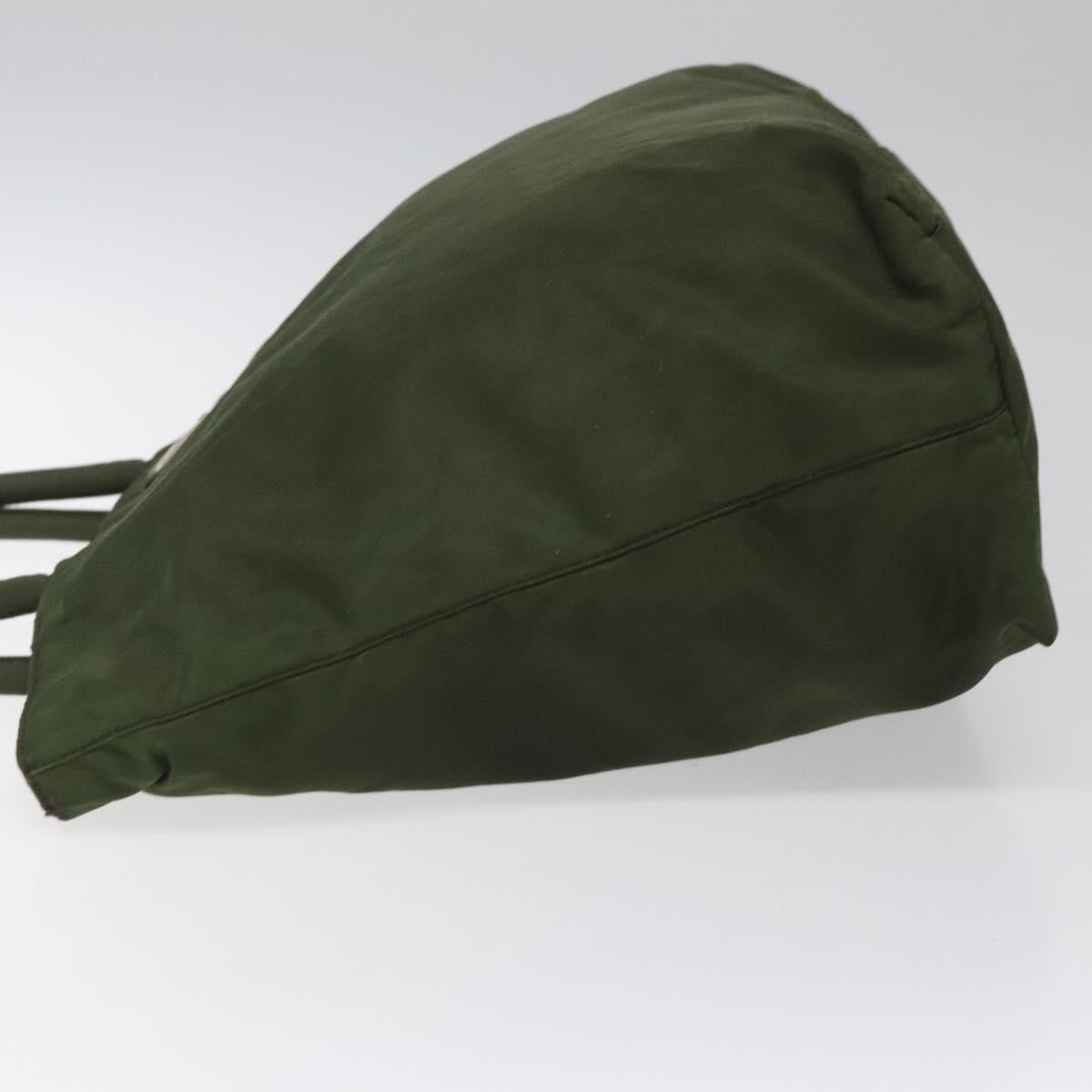Prada Tessuto Green Synthetic Handbag (Pre-Owned)