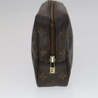 Louis Vuitton Trousse De Toilette Brown Canvas Clutch Bag (Pre-Owned)