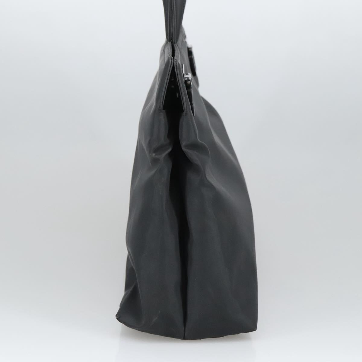 Salvatore Ferragamo Gancini Black Synthetic Handbag (Pre-Owned)