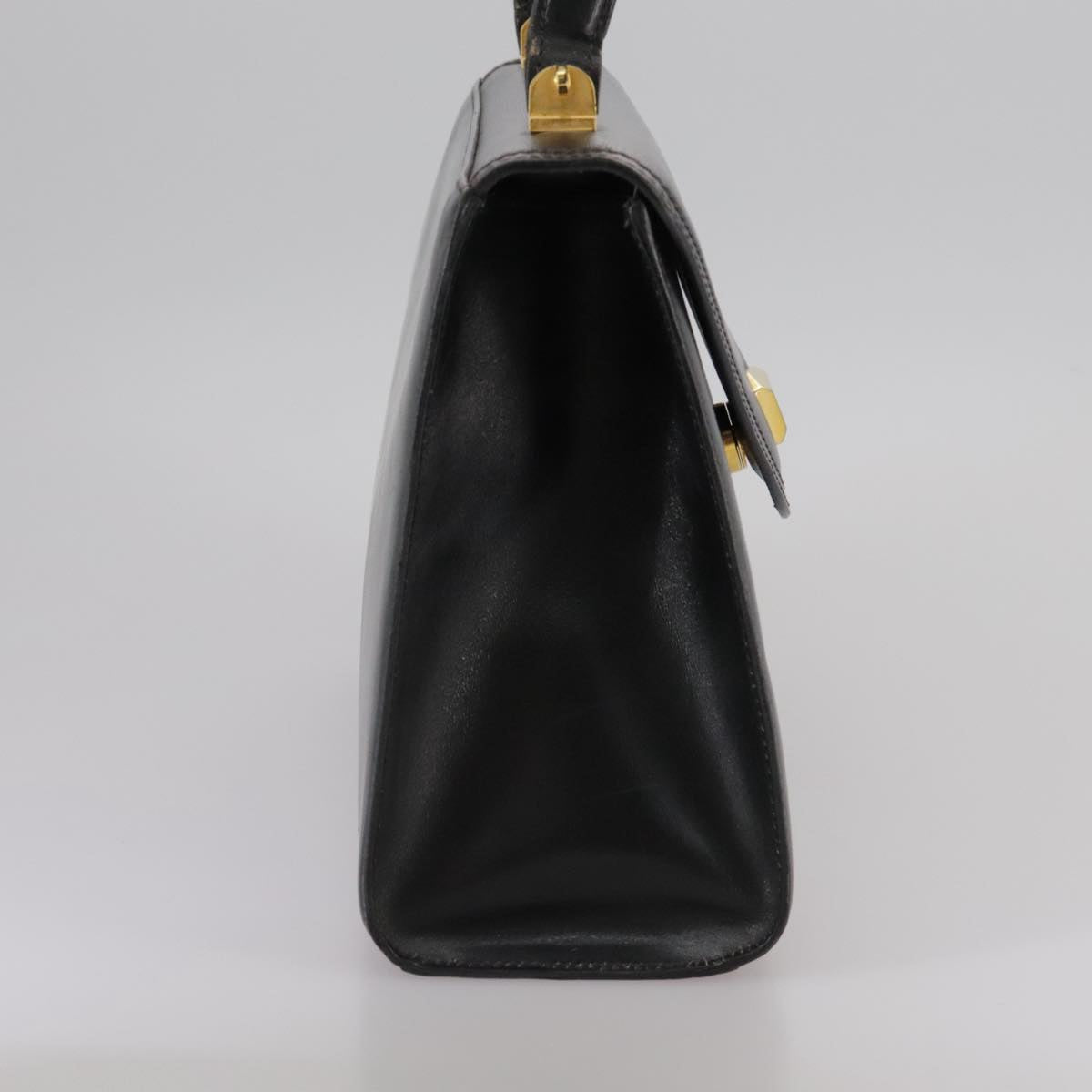 Bally Black Leather Handbag (Pre-Owned)