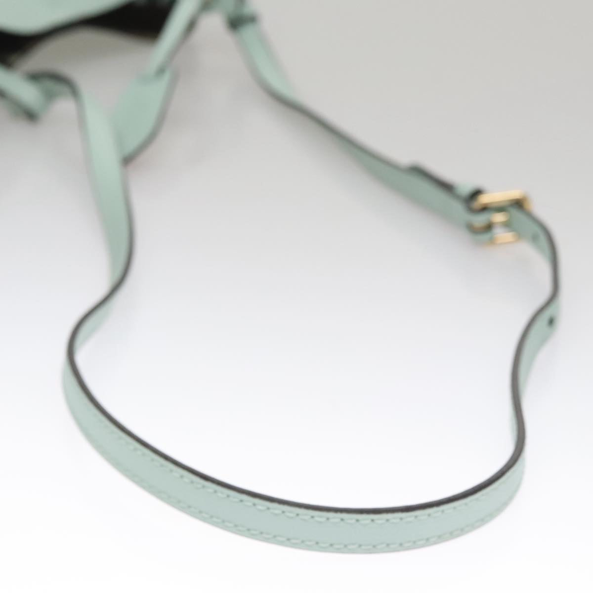 Burberry Blue Leather Shoulder Bag (Pre-Owned)