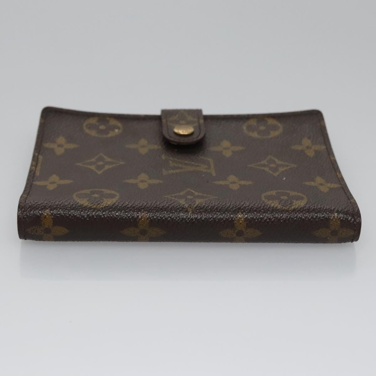 Louis Vuitton Couverture Agenda Fonctionnel Pm Brown Canvas Wallet  (Pre-Owned)