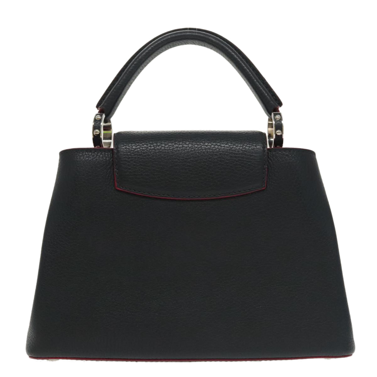Louis Vuitton Capucines Black Leather Handbag (Pre-Owned)