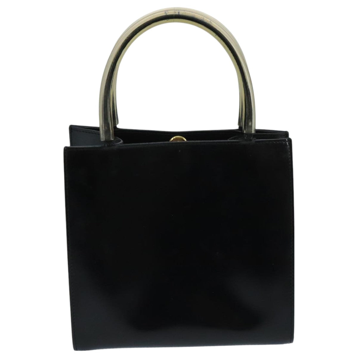 Salvatore Ferragamo Black Patent Leather Handbag (Pre-Owned)