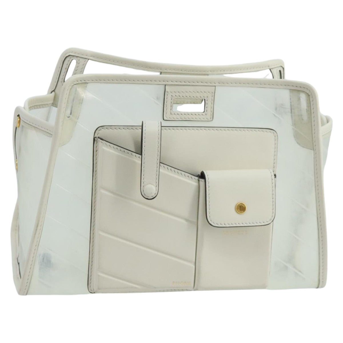 Fendi Peekaboo Transparent Vinyl Handbag (Pre-Owned)