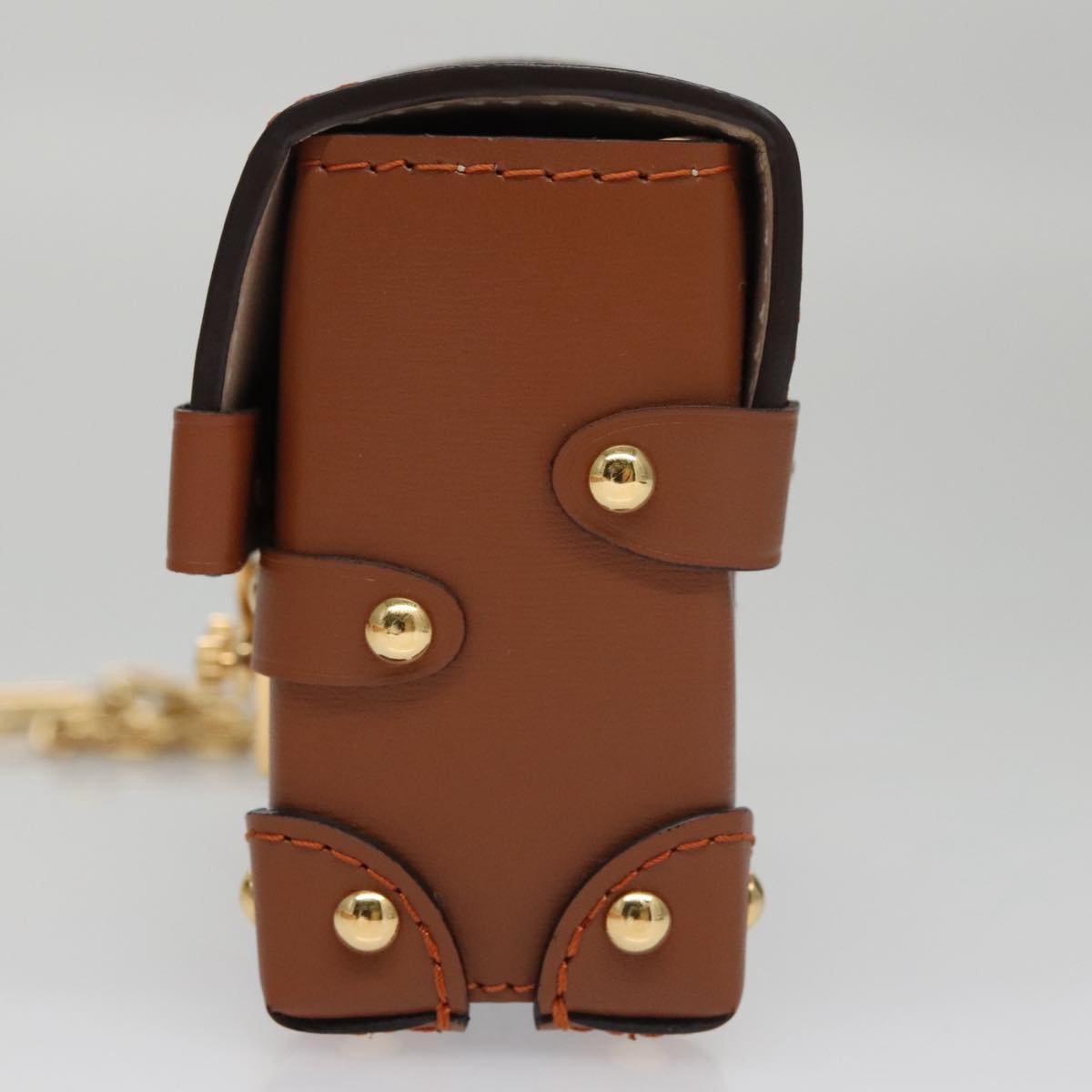 Louis Vuitton Trunk Brown Canvas Clutch Bag (Pre-Owned)