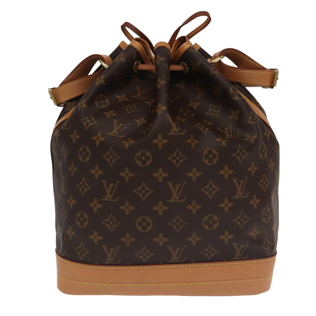 Louis Vuitton Noé Brown Canvas Shoulder Bag (Pre-Owned)
