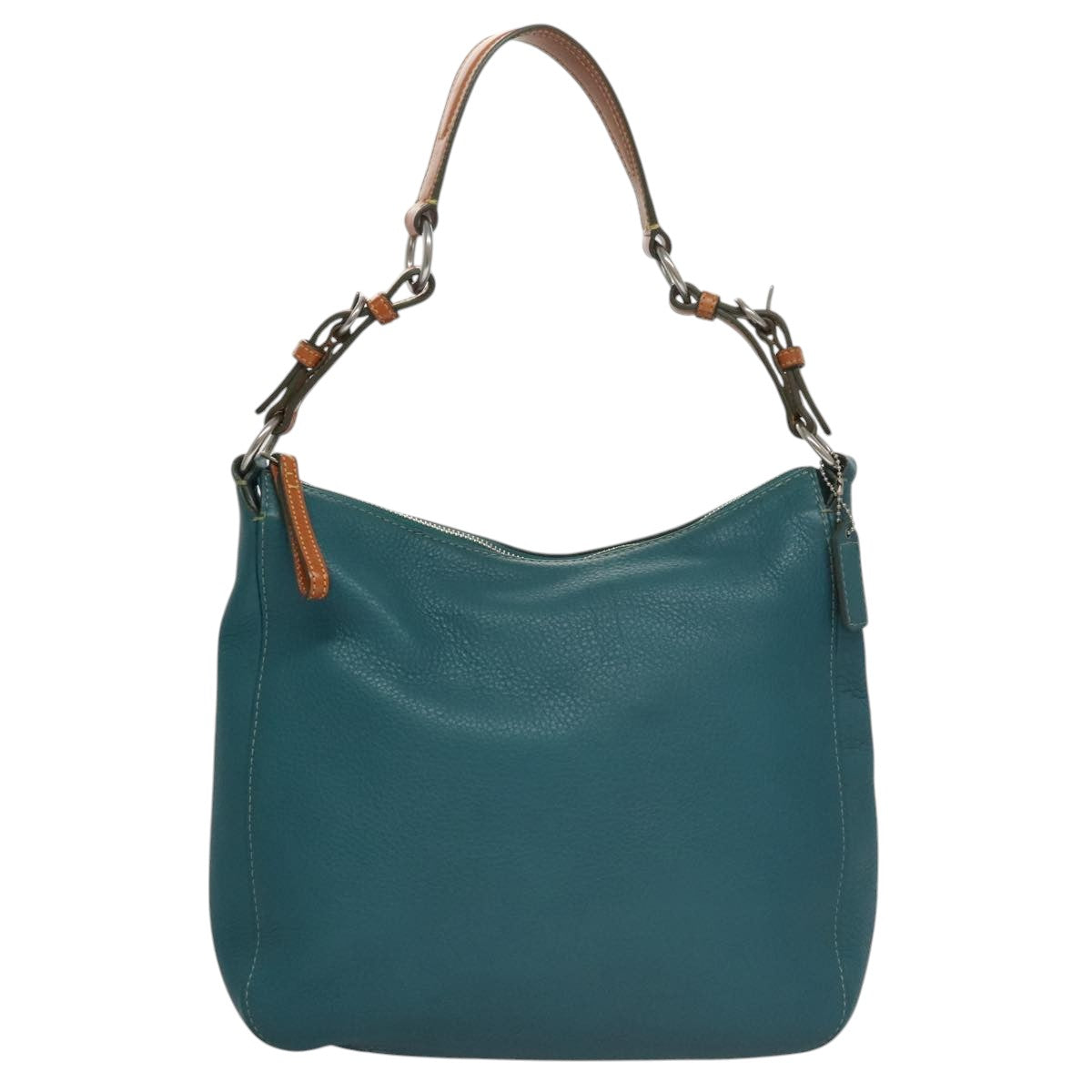 Coach Blue Leather Shoulder Bag (Pre-Owned)