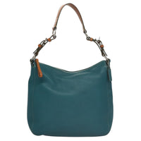 Coach Blue Leather Shoulder Bag (Pre-Owned)