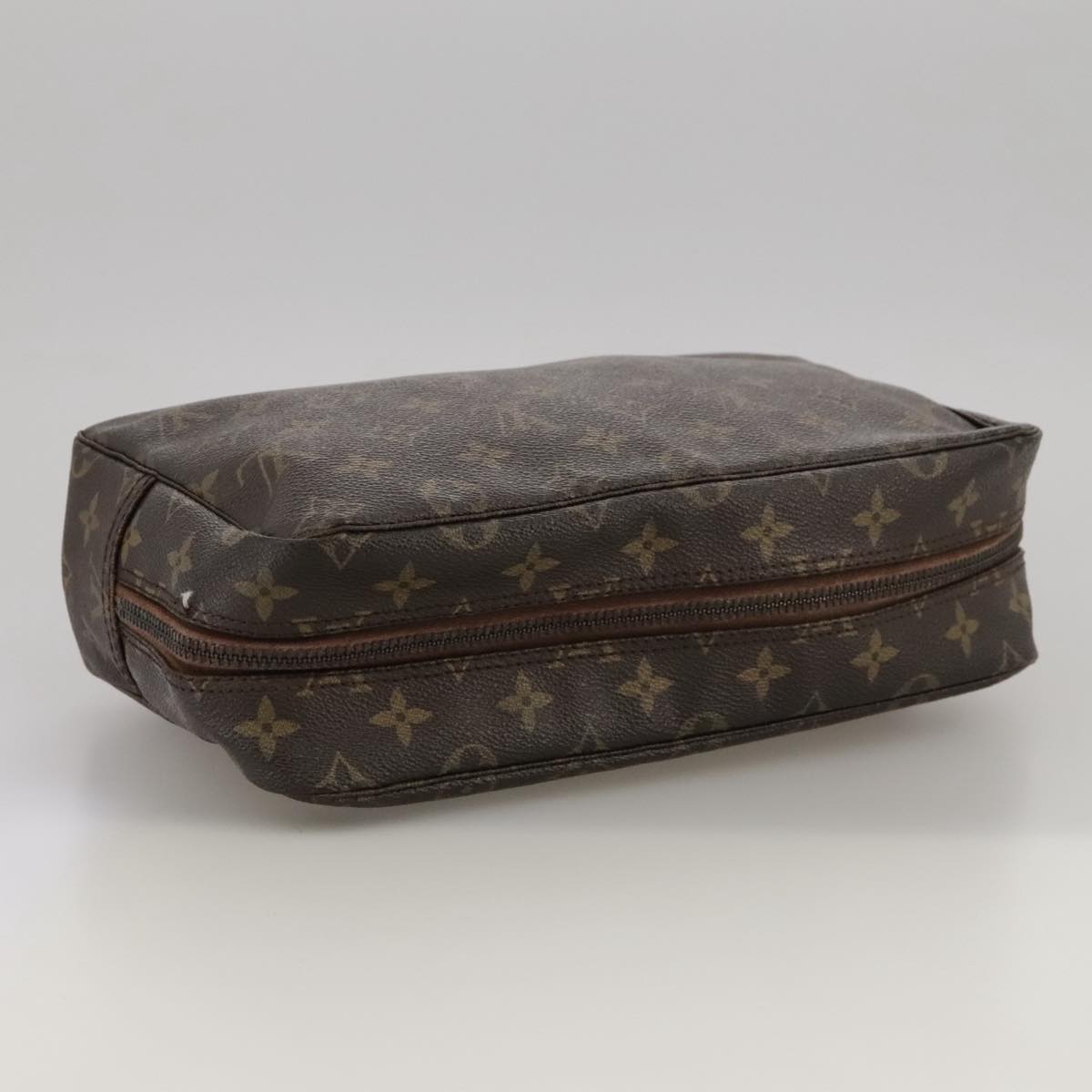 Louis Vuitton Trousse De Toilette Brown Canvas Clutch Bag (Pre-Owned)