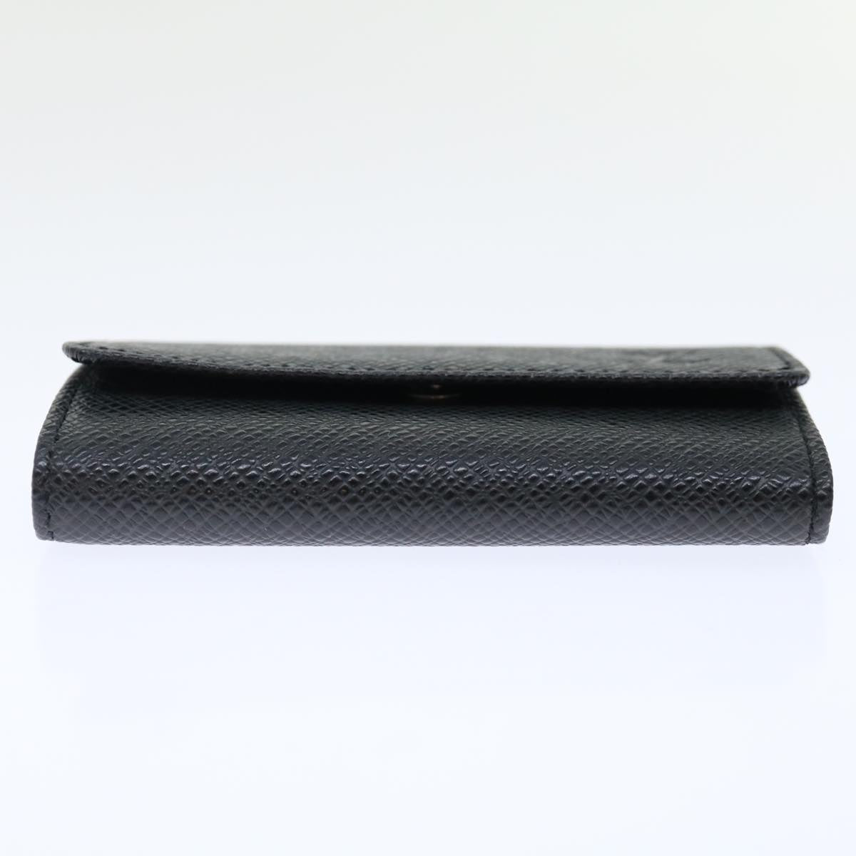 Louis Vuitton 6 Key Holder Black Leather Wallet (Authentic Pre-Loved)