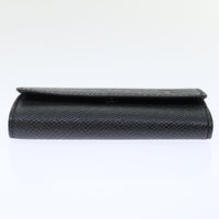 Louis Vuitton 6 Key Holder Black Leather Wallet (Authentic Pre-Loved)