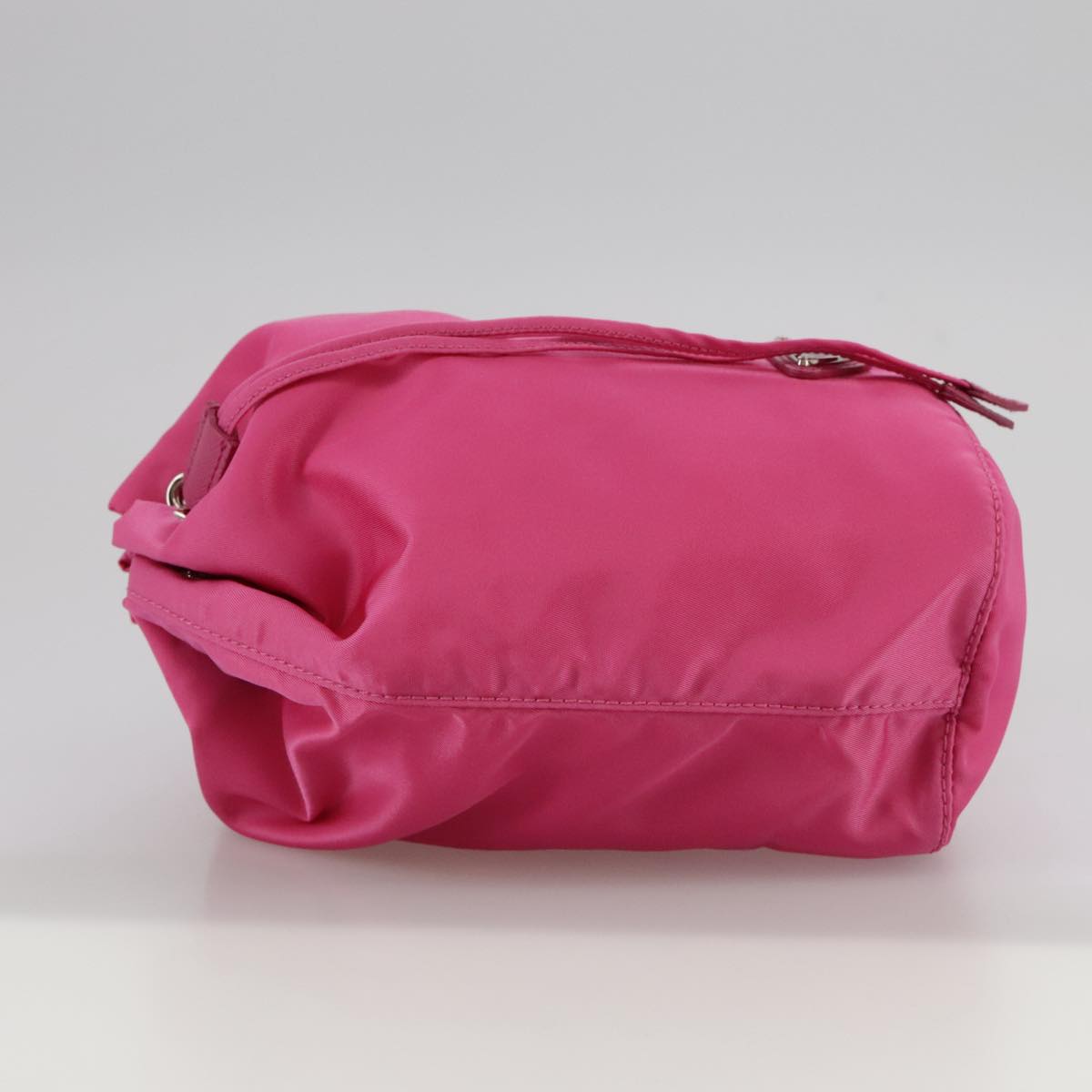 Prada Cosmetic Pouch Pink Synthetic Clutch Bag (Pre-Owned)