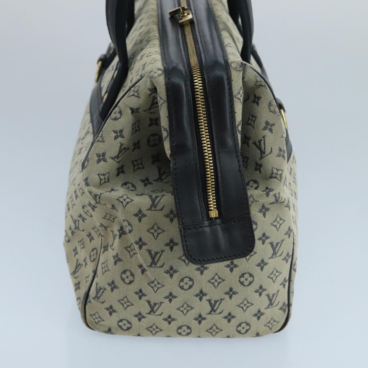 Louis Vuitton Josephine Blue Canvas Handbag (Pre-Owned)