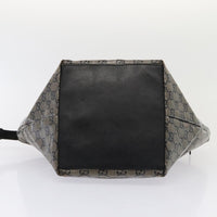 Gucci Gg Canvas Black Canvas Tote Bag (Pre-Owned)