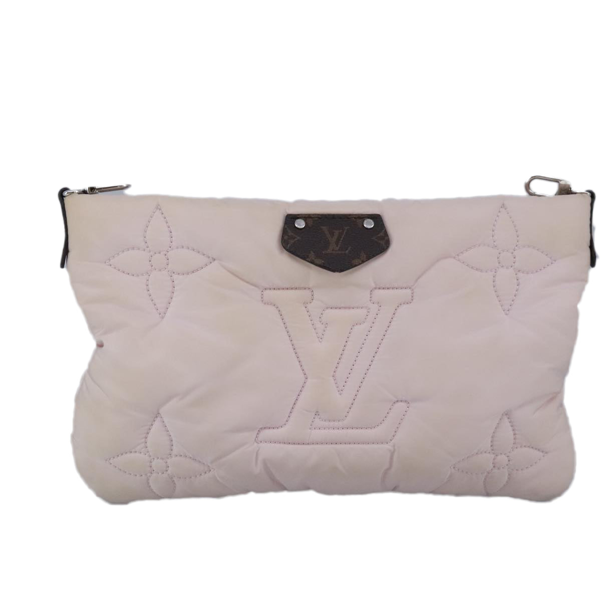 Louis Vuitton Multi Pochette Accessoires Pink Synthetic Shoulder Bag (Pre-Owned)