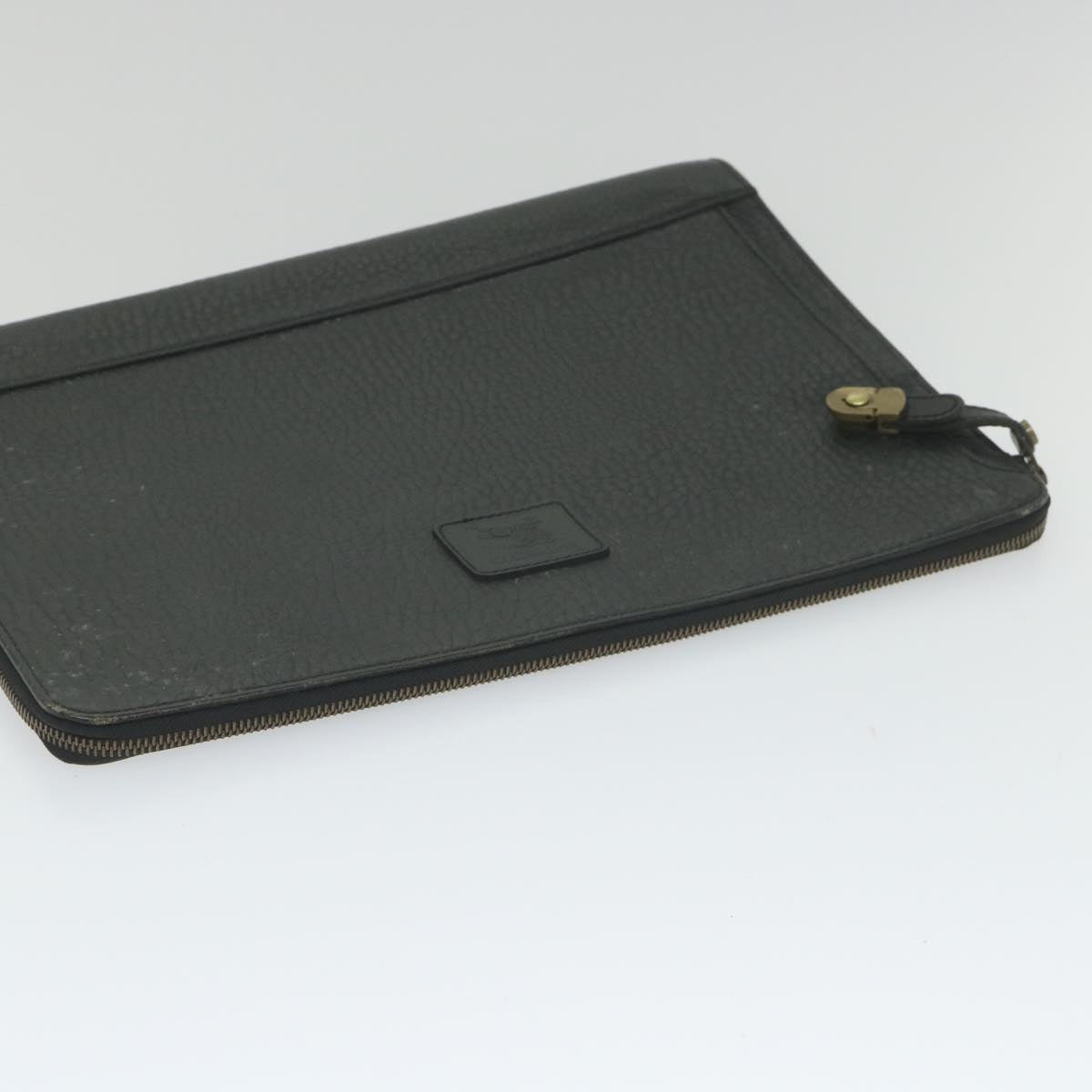 Burberry Black Leather Briefcase Bag (Pre-Owned)
