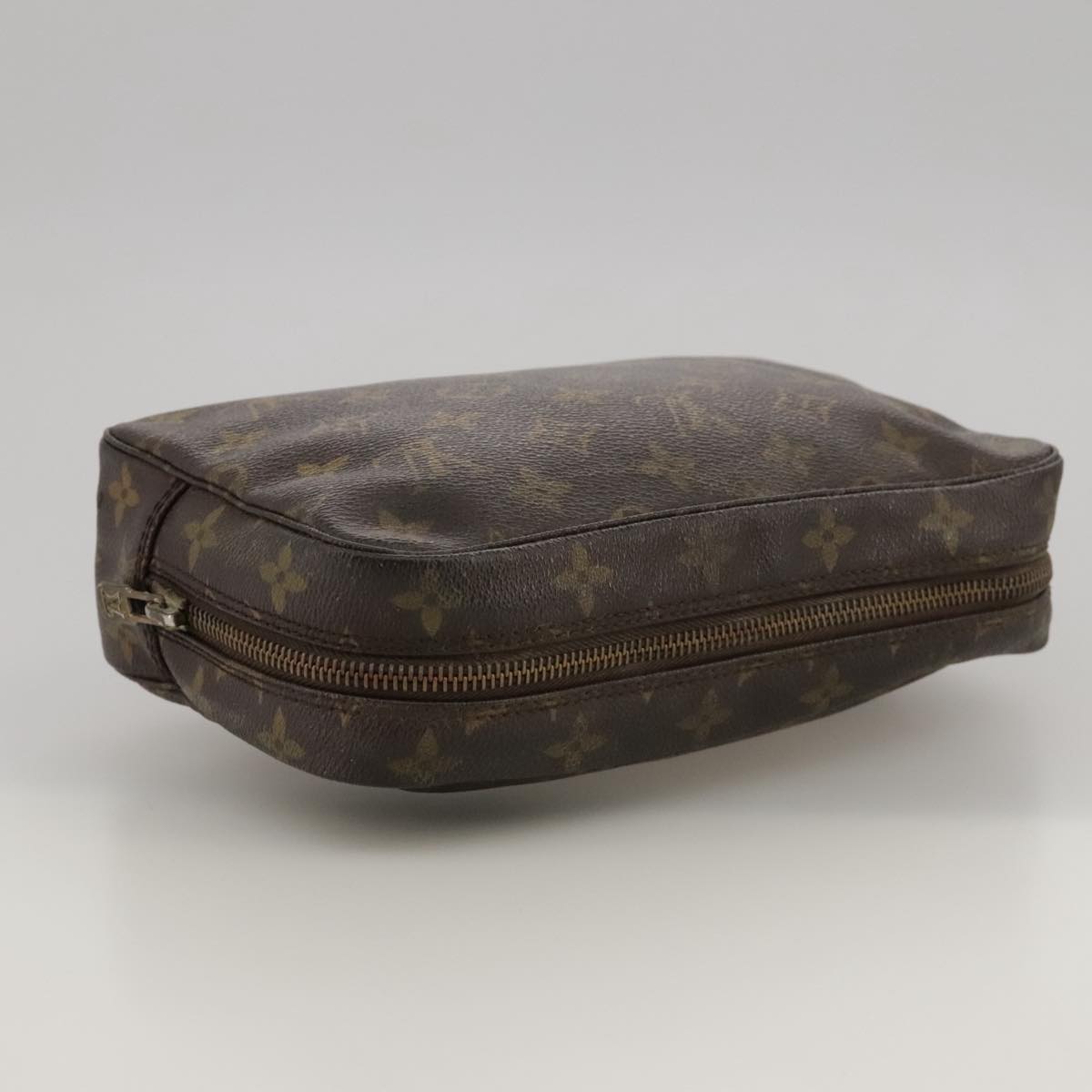 Louis Vuitton Trousse De Toilette Brown Canvas Clutch Bag (Pre-Owned)