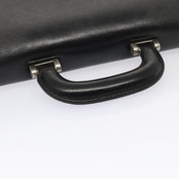 Burberry Black Leather Briefcase Bag (Pre-Owned)
