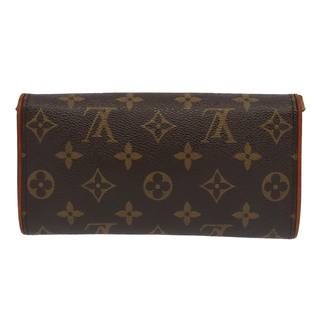 Louis Vuitton Twin Brown Canvas Clutch Bag (Pre-Owned)