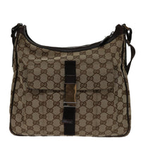 Gucci Gg Canvas Brown Canvas Shoulder Bag (Authentic Pre-Loved)