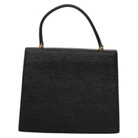 Louis Vuitton Malesherbes Black Leather Handbag (Pre-Owned)