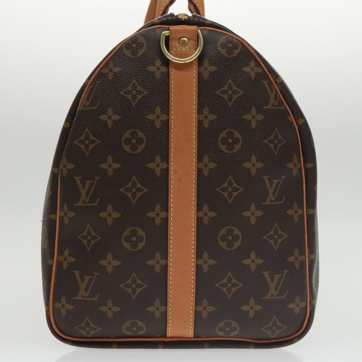 Louis Vuitton Keepall Bandouliere 50 Brown Canvas Travel Bag (Pre-Owned)