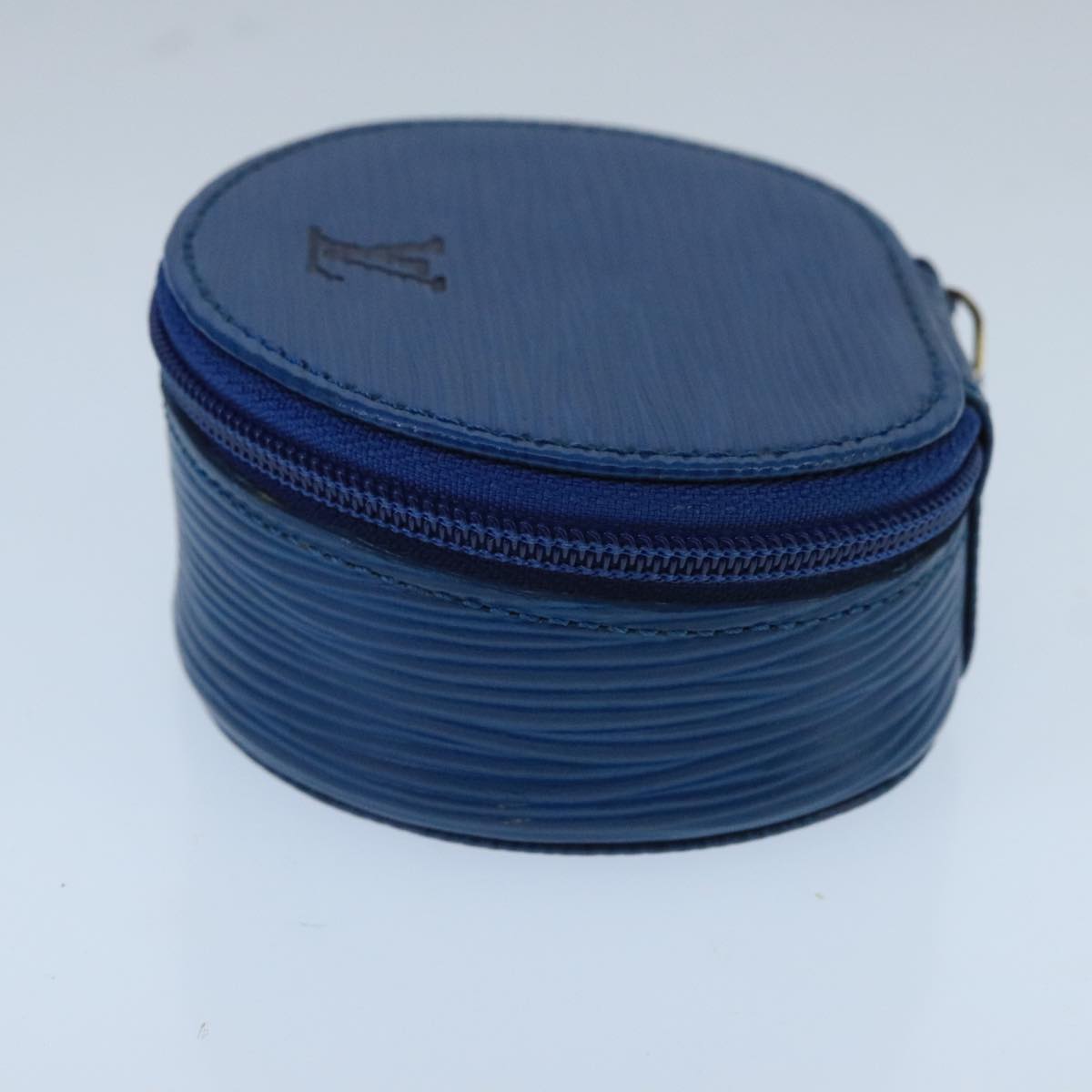 Louis Vuitton Ecrin Blue Leather Wallet  (Pre-Owned)