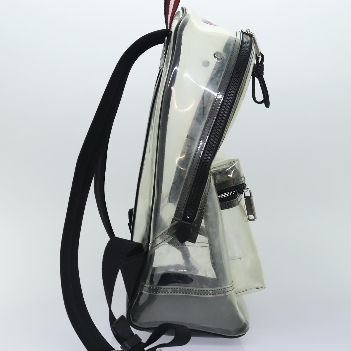 Bally Transparent Vinyl Backpack Bag (Pre-Owned)