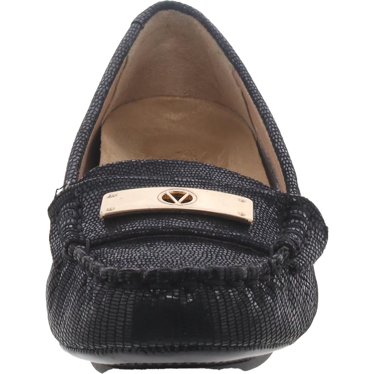 Sydney Womens Leather Slip On Loafers