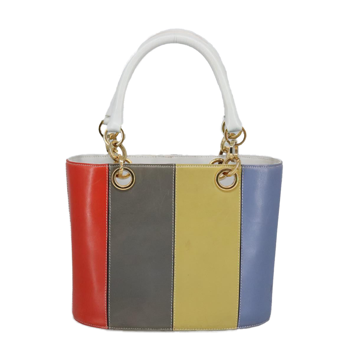 Salvatore Ferragamo Gancini Multicolour Leather Handbag (Pre-Owned)