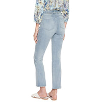 Womens Distressed Denim Bootcut Jeans