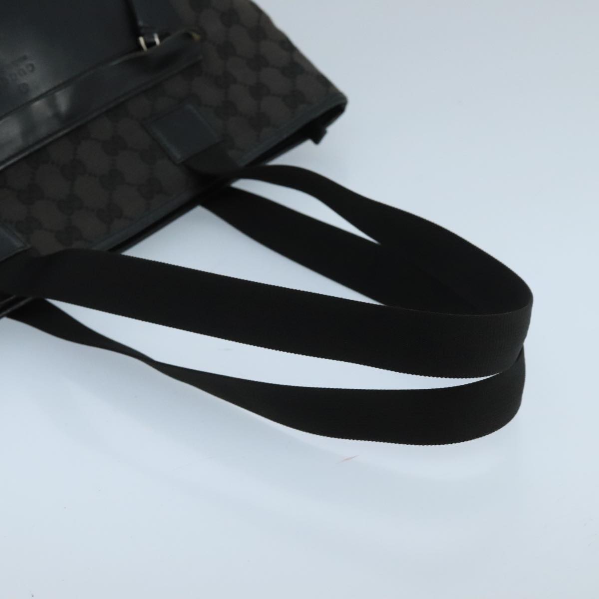 Gucci Black Canvas Tote Bag (Pre-Owned)