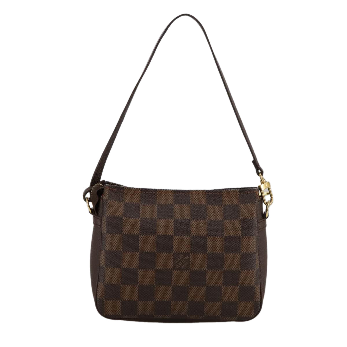 Louis Vuitton Trousse Makeup Brown Canvas Clutch Bag (Pre-Owned)