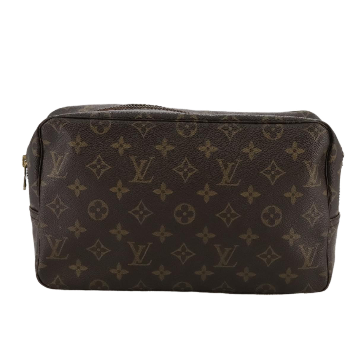 Louis Vuitton Trousse De Toilette Brown Canvas Clutch Bag (Pre-Owned)