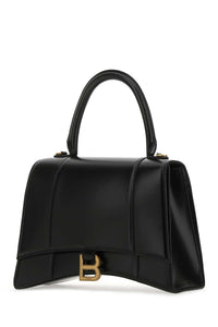 BALENCIAGA Balenciaga Women Black Leather Medium Hourglass Handbag
