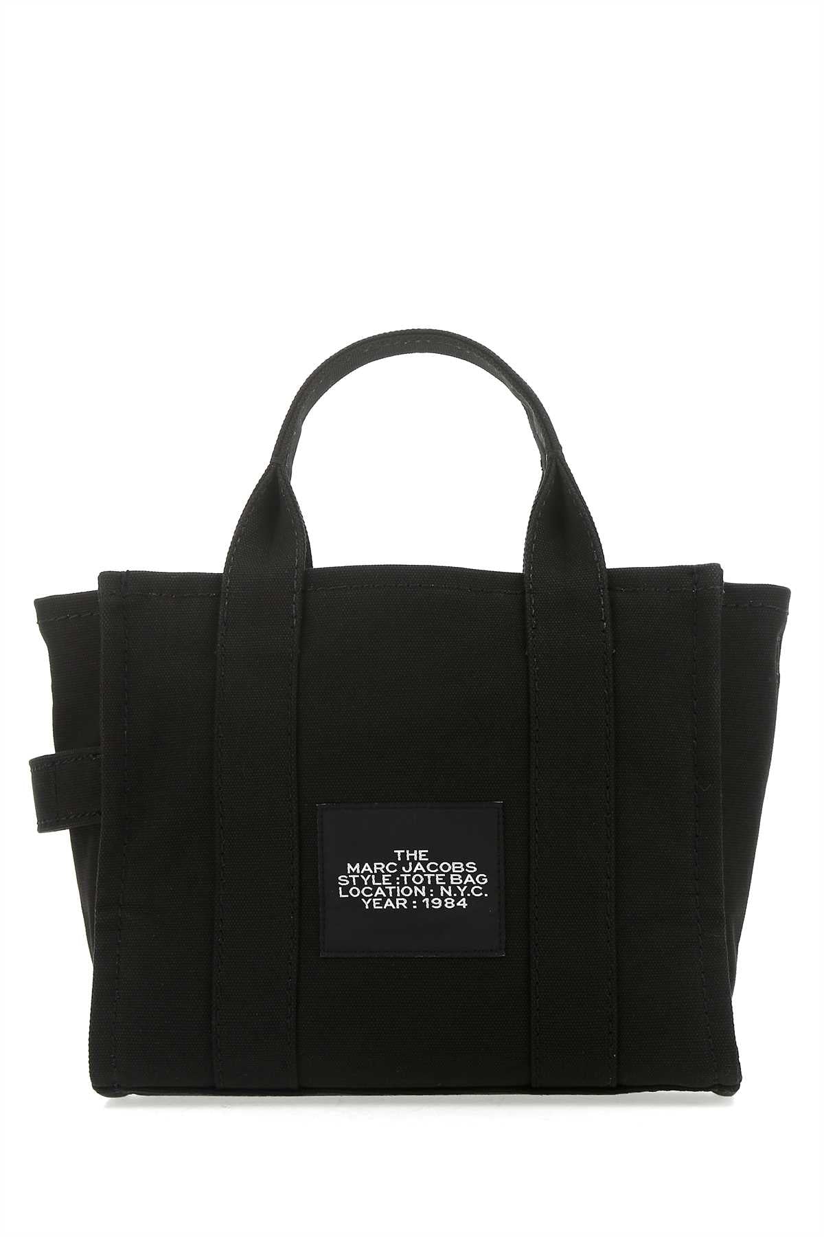 MARC JACOBS Marc Jacobs Women Black Canvas Mini The Tote Bag Handbag