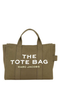 MARC JACOBS Marc Jacobs Women Army Green Canvas Medium The Tote Bag Handbag