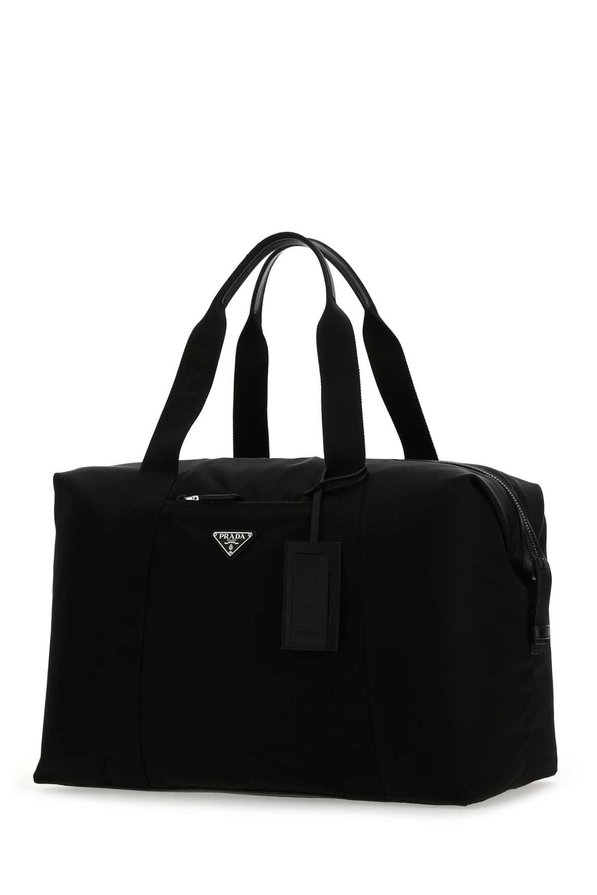 Prada Men Black Nylon Travel Bag