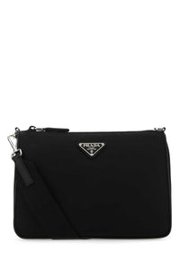 Prada Men Black Re-Nylon Crossbody Bag